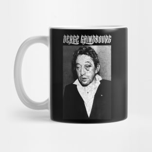 Serge Gainsbourg †† Vintage Look Vintage Aesthetic Design Mug